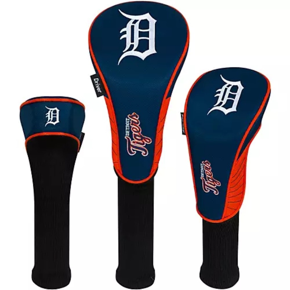 Detroit Tigers Golf Club Headcovers Set